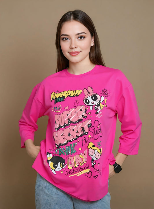 Powerpuff Girls oversized top.