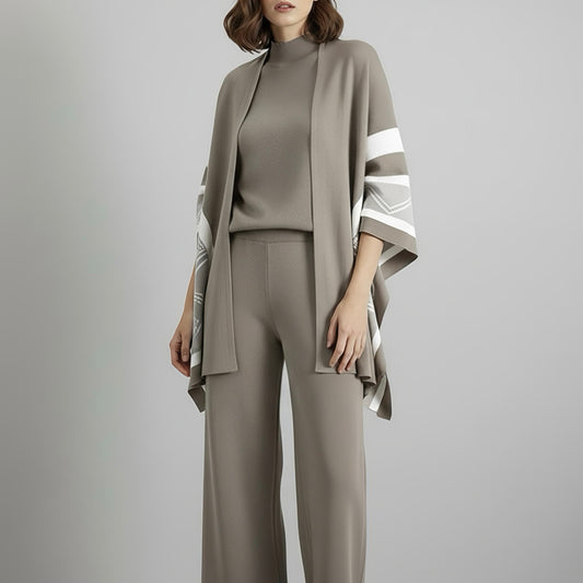 Cozy Three-Piece Knit Ensemble