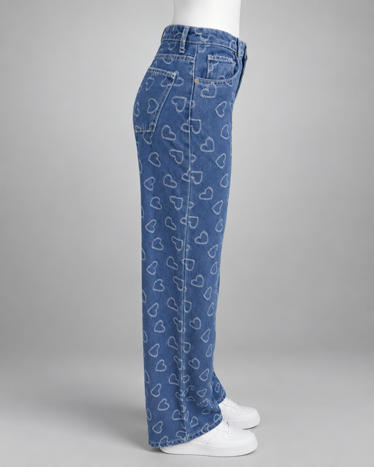 High Waisted Wide Pants