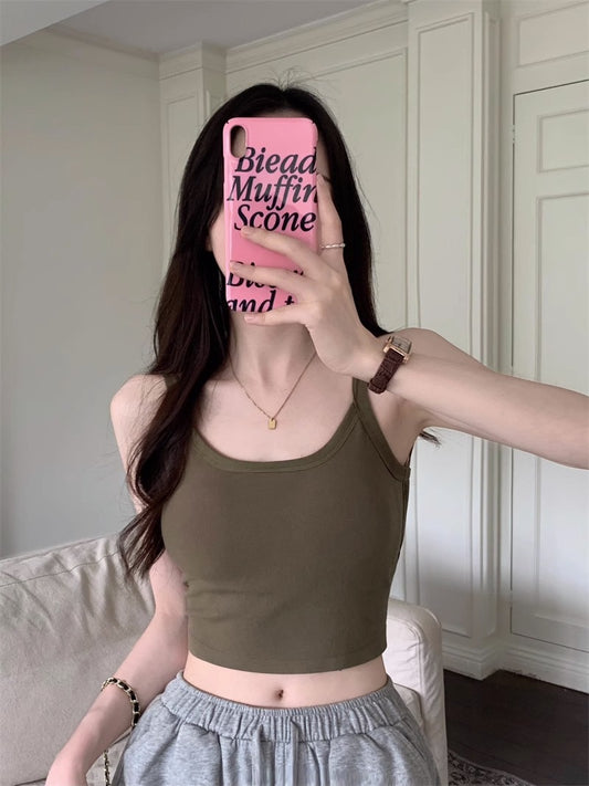 Backless Crisscross Crop Top