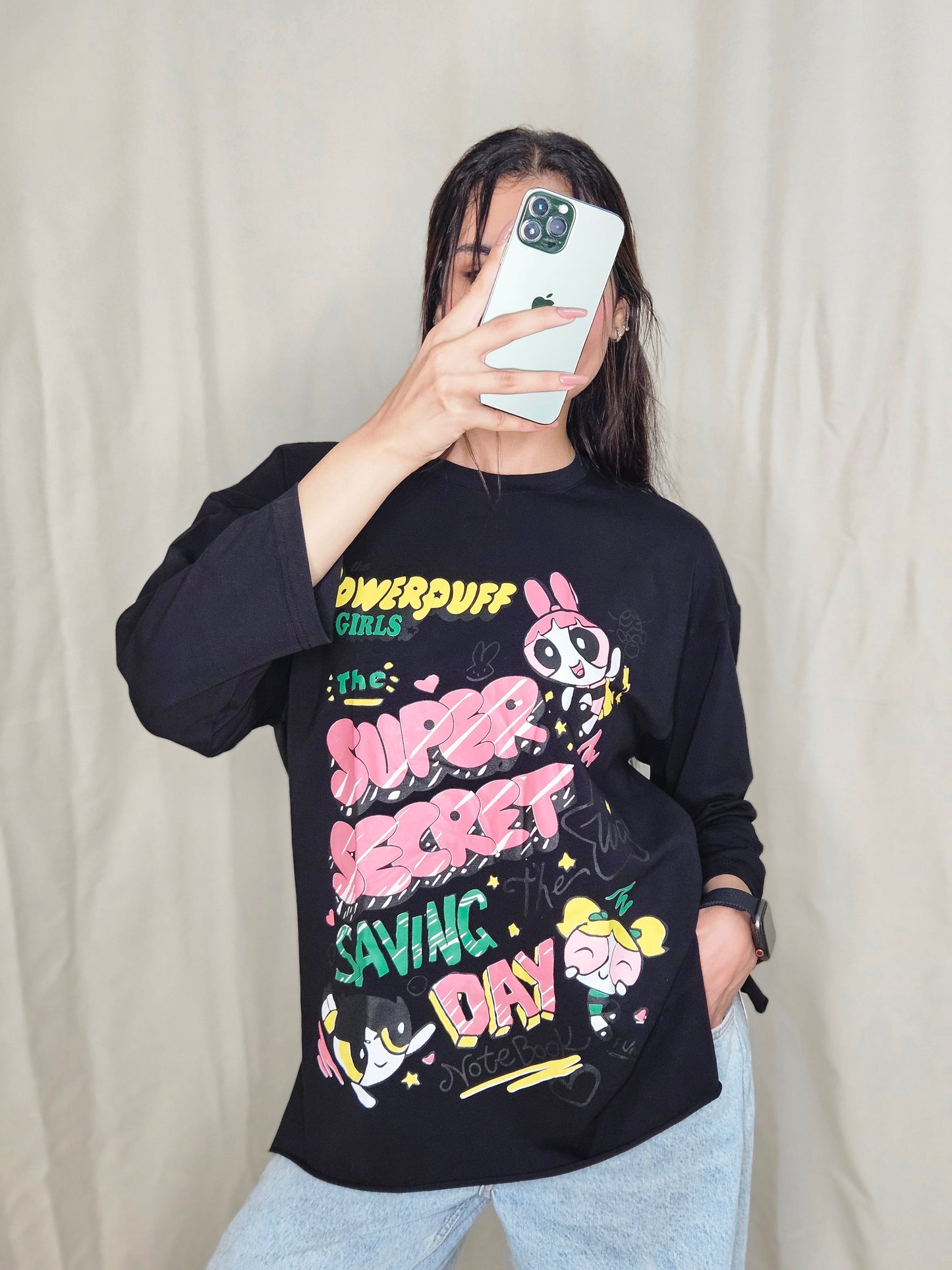 Powerpuff Girls oversized top.