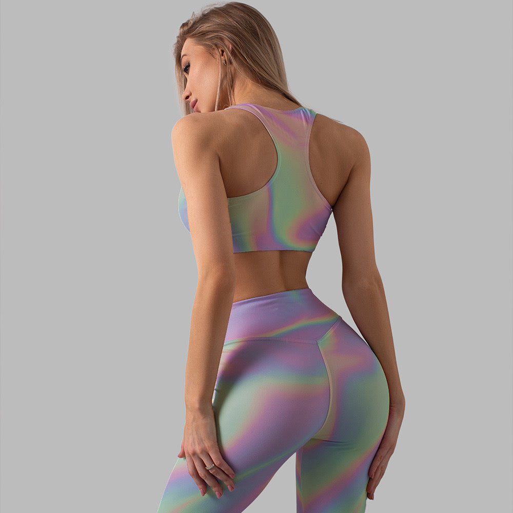 Athletic Fitness Apparel Set.