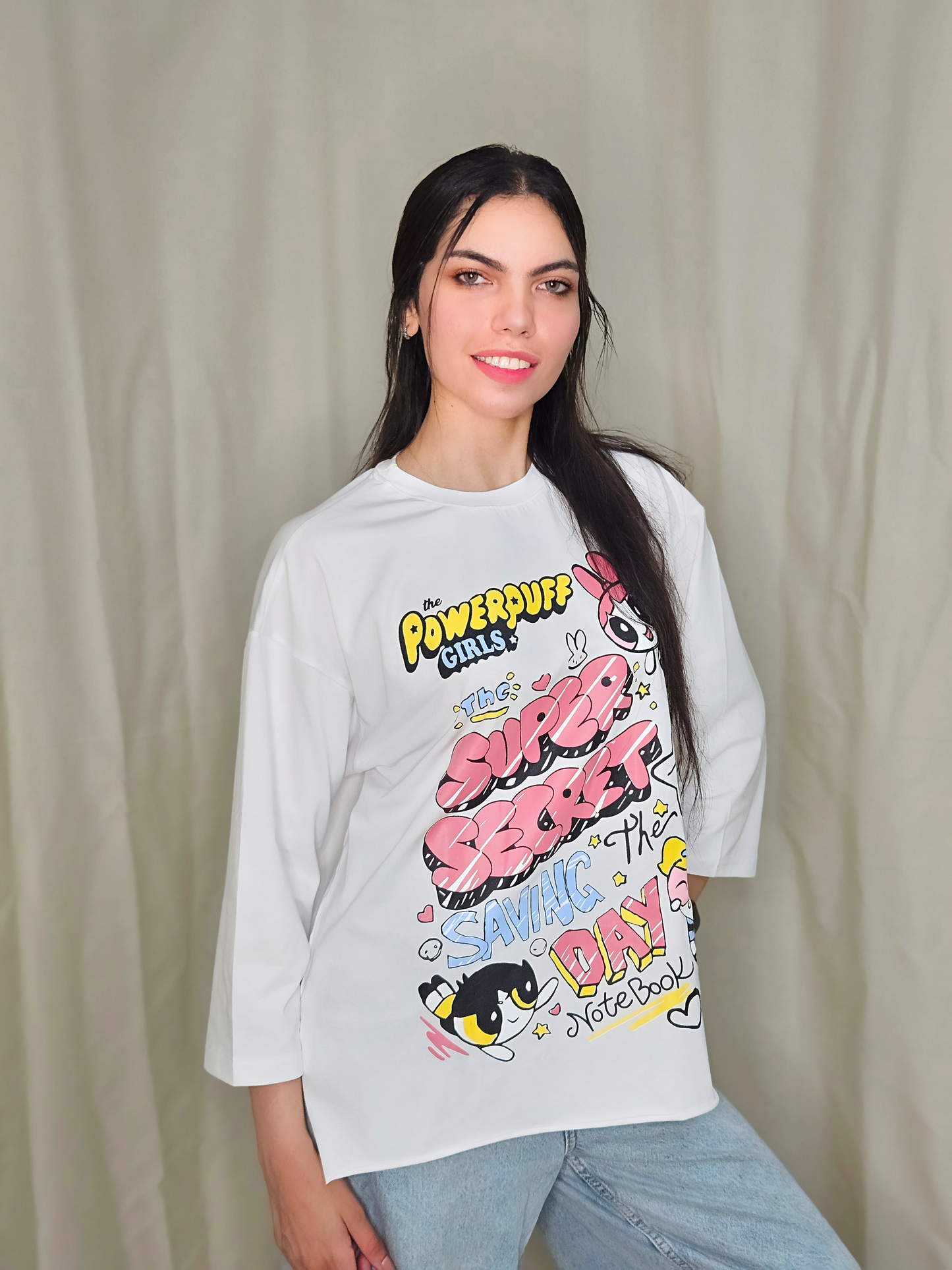 Powerpuff Girls oversized top.