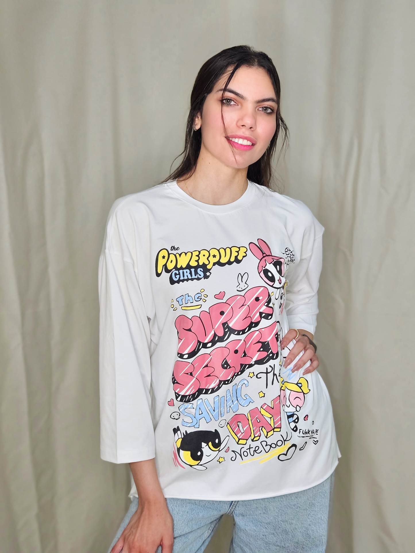 Powerpuff Girls oversized top.