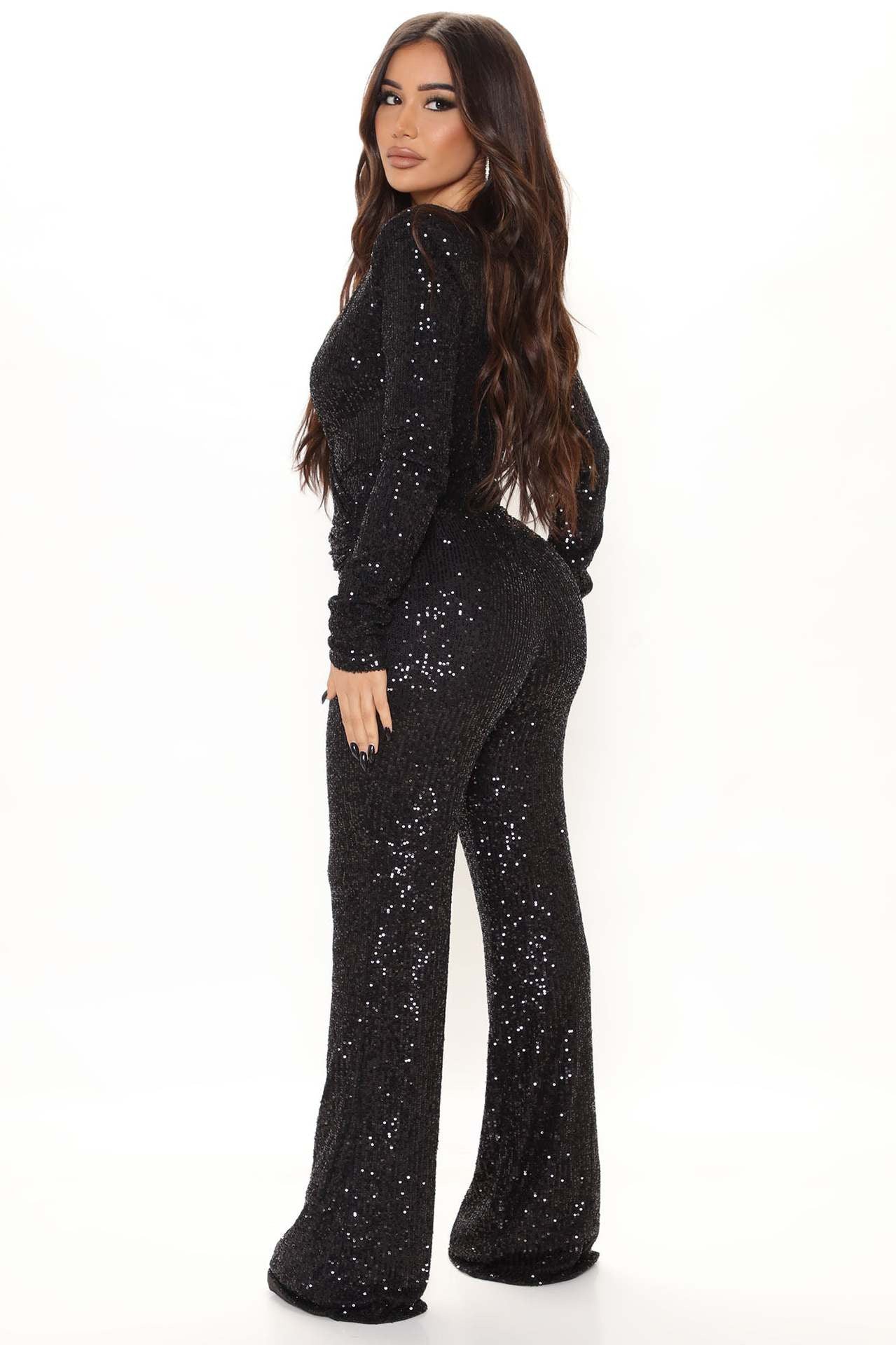 Elegant Full Length Jumpsuit.