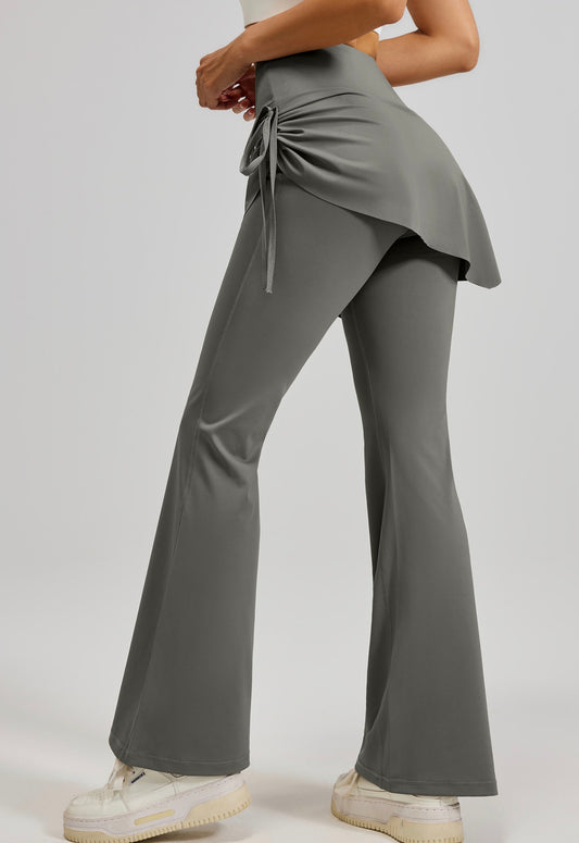 Skirted Flare Yoga Pants