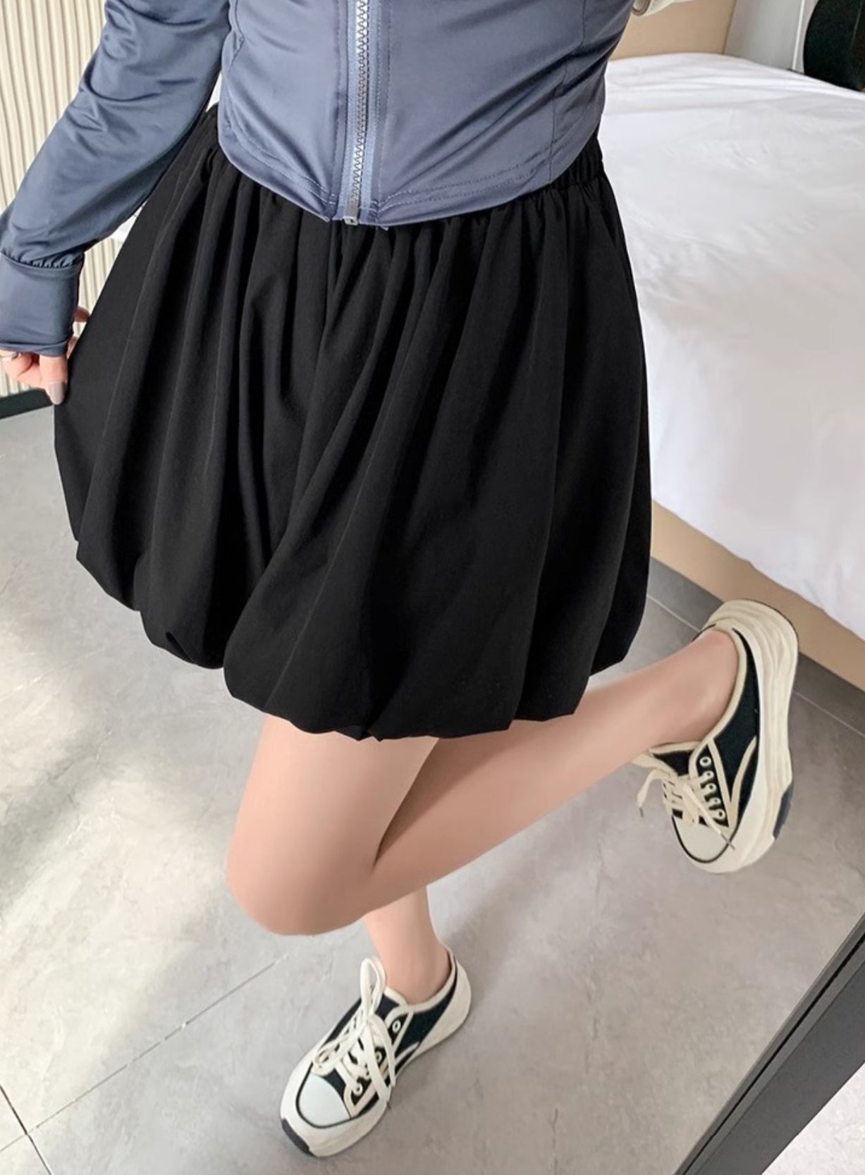 Puffy Bubble Skirt-style Shorts