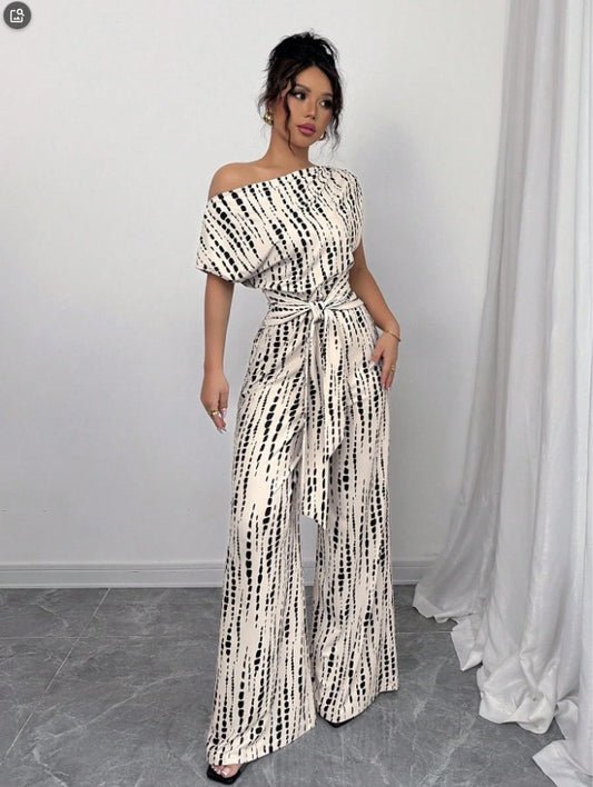 Elegant Off-Shoulder Jumpsuit