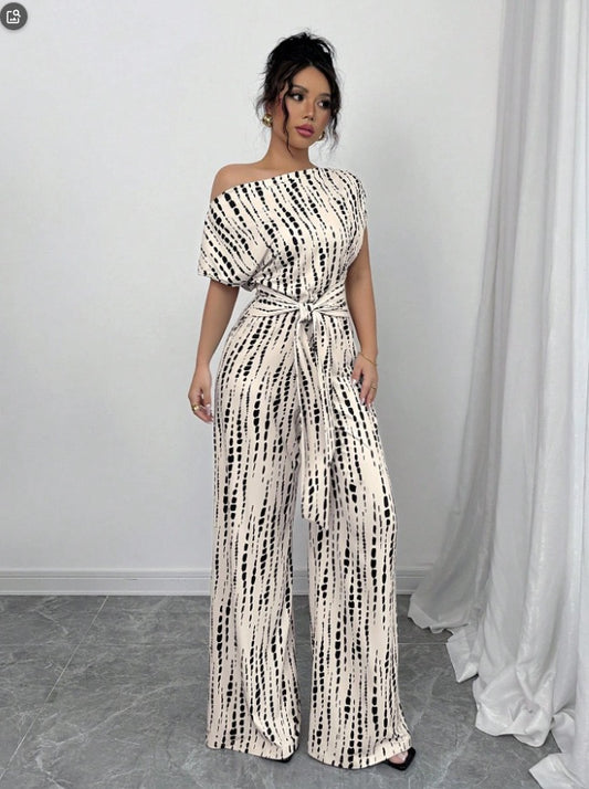 Elegant Off-Shoulder Jumpsuit