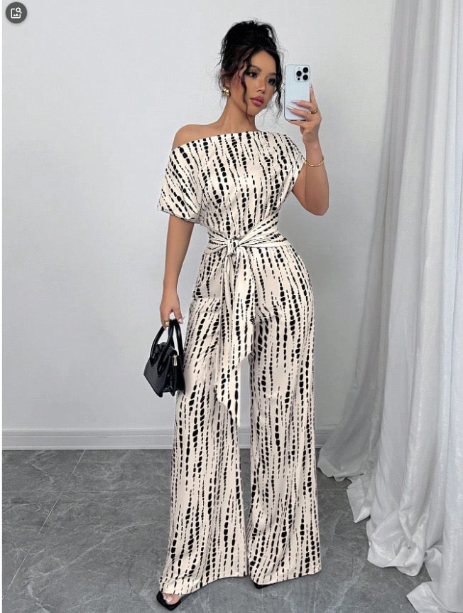 Elegant Off-Shoulder Jumpsuit