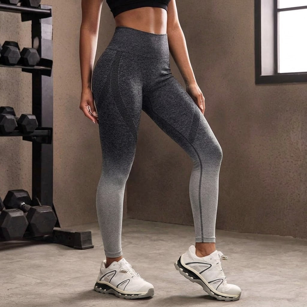 Seamless High-Waisted Athletic Leggings