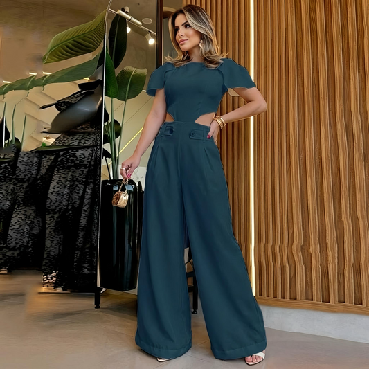 Modern Wide Leg Jumpsuit