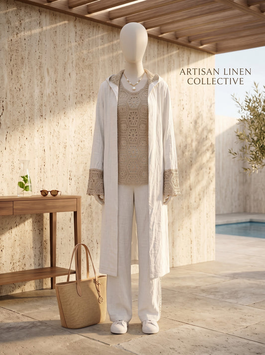 Elegant Crochet Three Piece