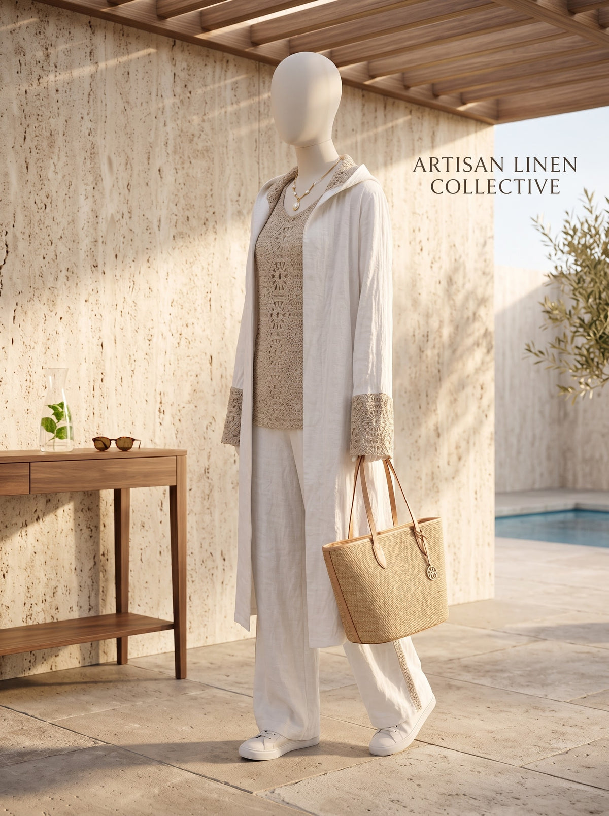 Elegant Crochet Three Piece