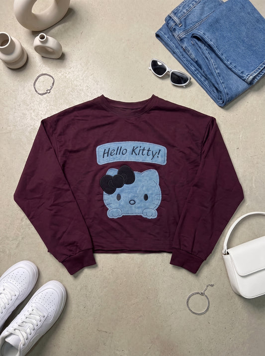 Cropped Long Sleeve Sweatshirt
