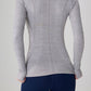 Seamless Yoga Top Crew Neck, Slim Fit, Long-Sleeve
