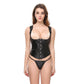 European and American exquisite PU leather shapewear sexy straps inner corset