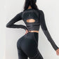 Seamless long Sleeve Sports Set