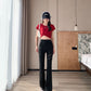 Stylish Flare Mesh Pants