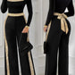 Collared Belted Wide Jumpsuit