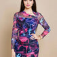 Stylish mesh bodycon dress.