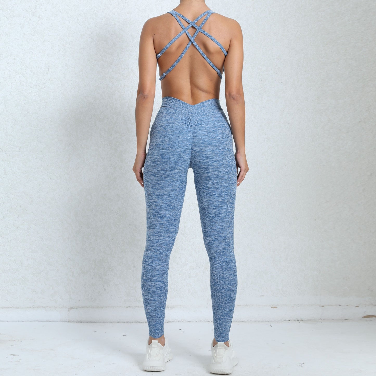 Open Back Gym Yoga Sports Jumpsuit