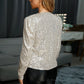 Elegant Puffed Sleeve Blazer