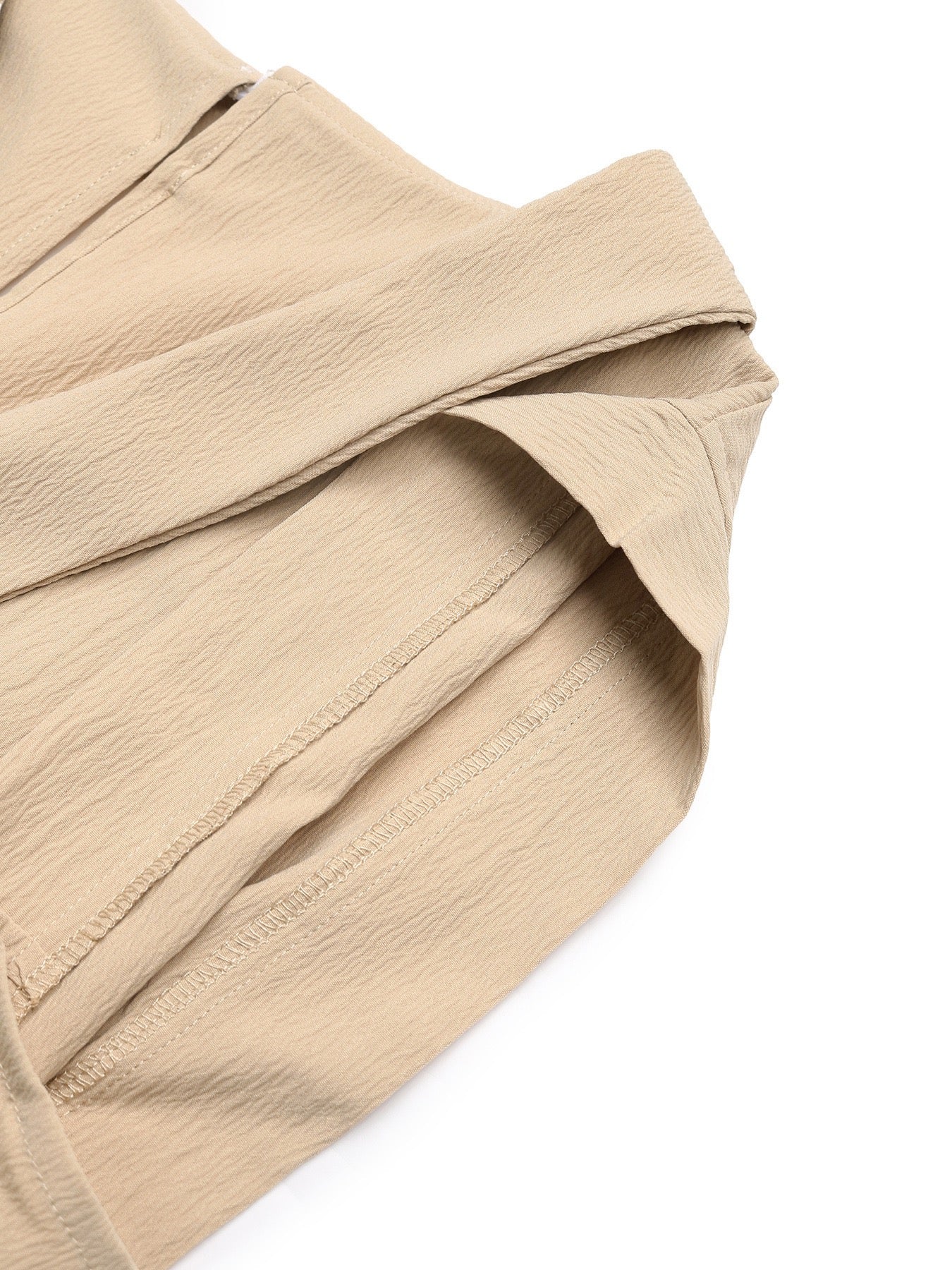 Romper with Drawstring Waist and Pockets