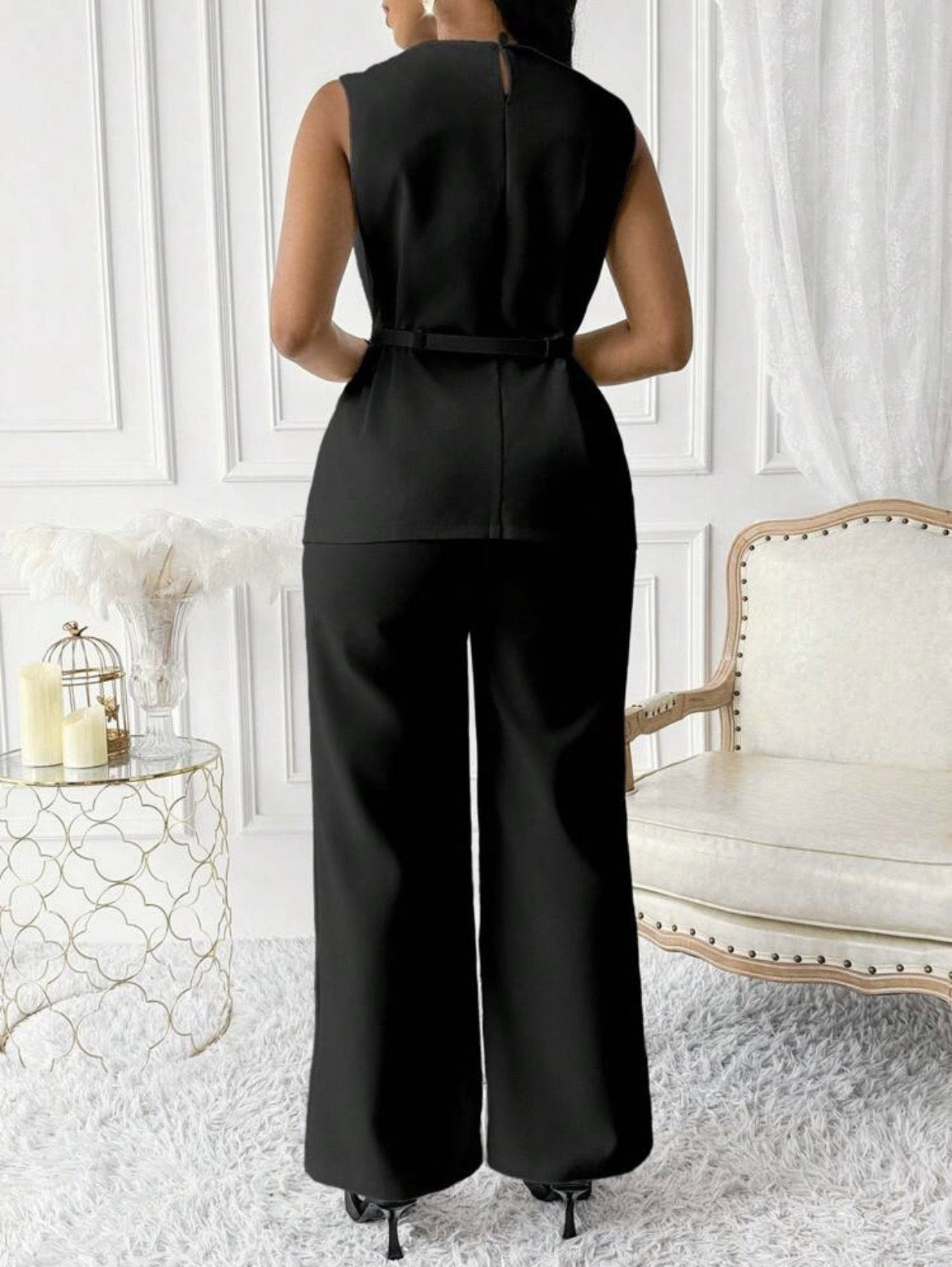 Sleek Belted Business set