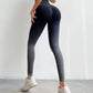 Gradient Fitness Seamless Leggings High-Waisted Hip-Lifting