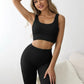 Sports Yoga Basic Seamless With  TANK TOP AND  SHORT PANT  SET