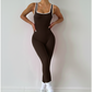 Open Back Fitness jumpsuit