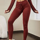 Seamless High Elastic Breathable  Zipper Sport Set