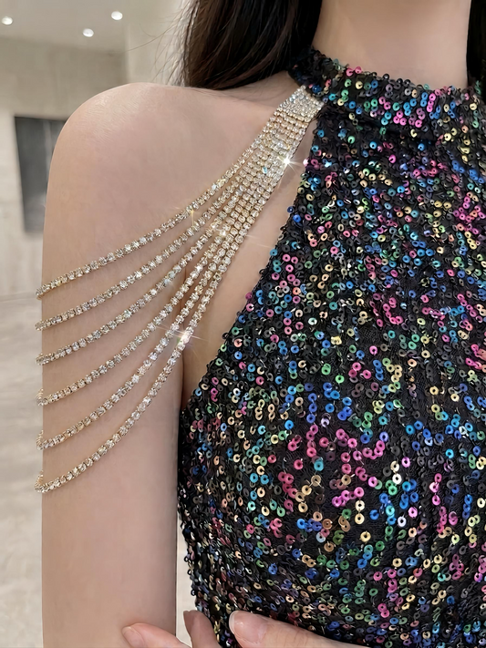 Elegant Beaded Party Dress