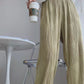 ripple wide-leg pants for women 2024 spring and summer ins trend celebrity design straight-leg pants to wear casual floor-length pants