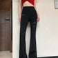 Stylish Flare Mesh Pants