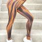 American New cross-border tie-dye yoga pants for women, seamless high-waisted peach-butt sports tight leggings for outer wear.