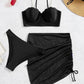 Pearl Strap Swimsuit Set