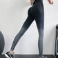 Gradient Fitness Seamless Leggings High-Waisted Hip-Lifting