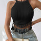 Crochet Fringe Halter Top