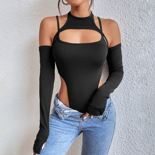 Hot black bodysuit