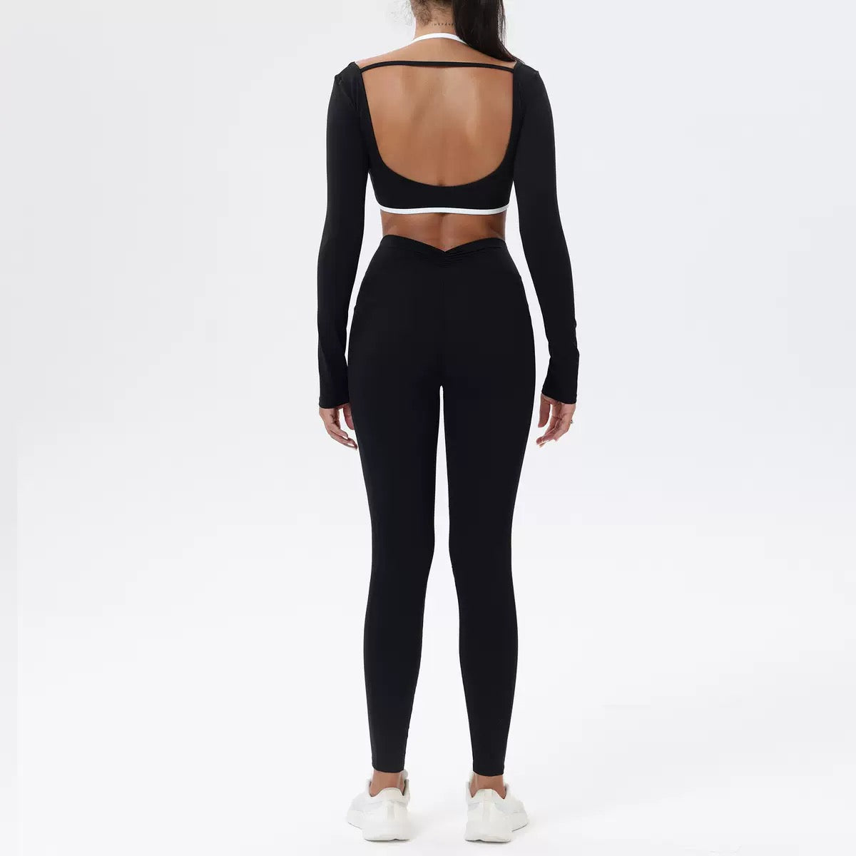 Seamless Longsleeve Gym Set