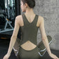 Yoga set all-in-one chest pad slim fit luxury sportswear