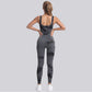 Tie-Dye Simple Slim Fit Sports Jumpsuit
