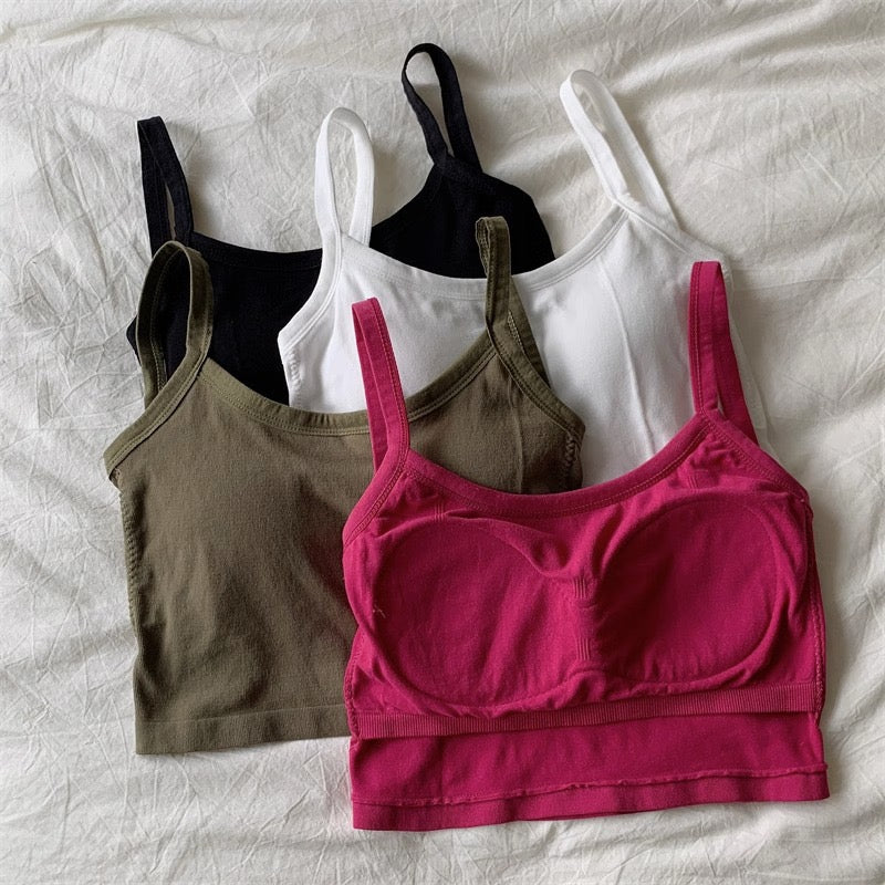 Backless Crisscross Crop Top