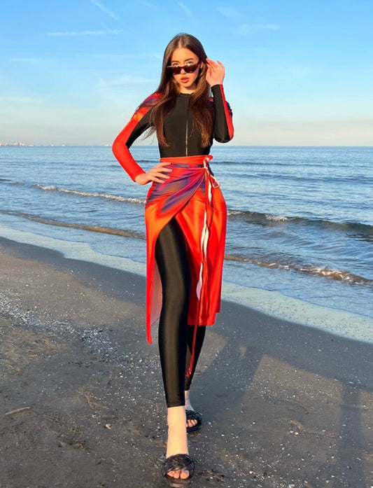 Women Long Sleeve Swimsuit