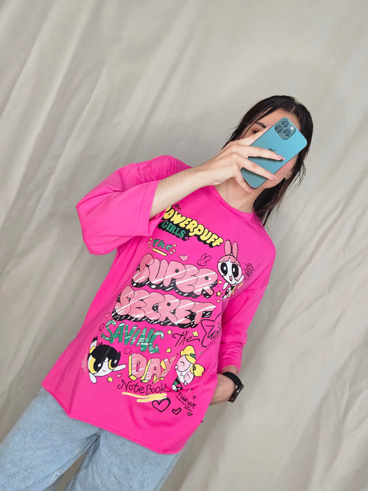 Powerpuff Girls oversized top.