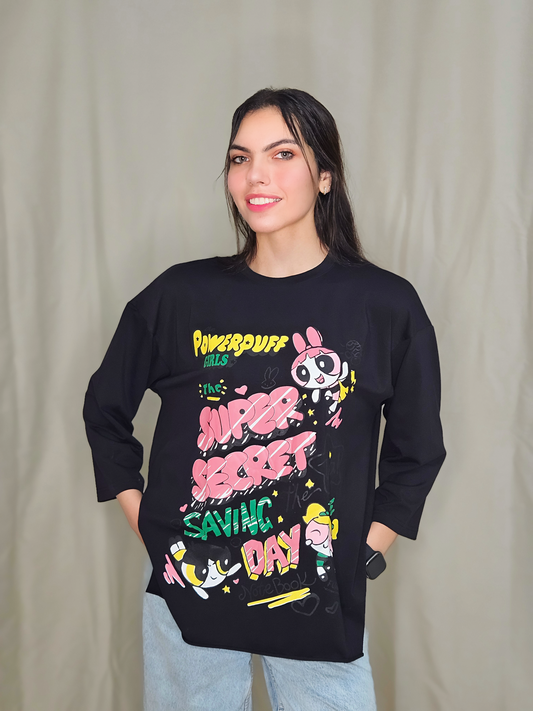 Powerpuff Girls oversized top.