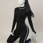 Long Sleeve Sports Jumpsuit