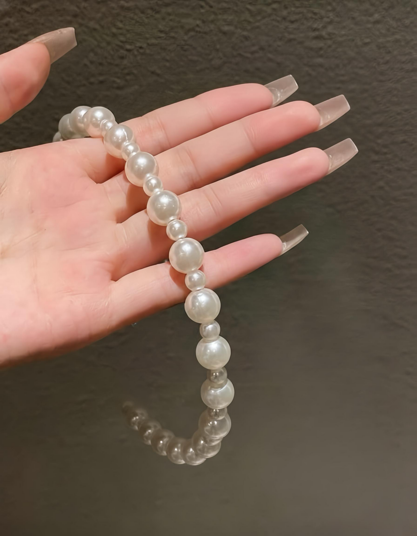 Elegant Pearl Bead Headband